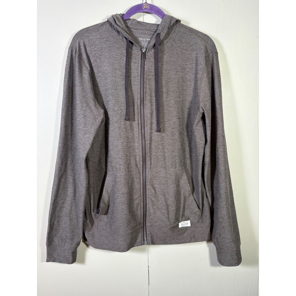 Peloton Zip Athletic Hoodie Performance M Athleisure Gymcore Pilates Cycling